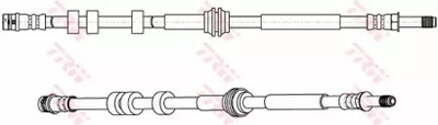 ПАТРУБОК ТОРМОЗНОЙ ELAST PORSCHE AUDI TRW