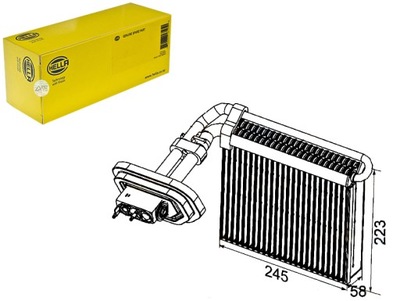 HELLA ИСПАРИТЕЛЬ КОНДИЦИОНЕРА [HELLA]
