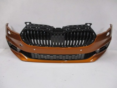 Бампер skoda fabia 21r pod 6 pdc ксенон радар фото №1