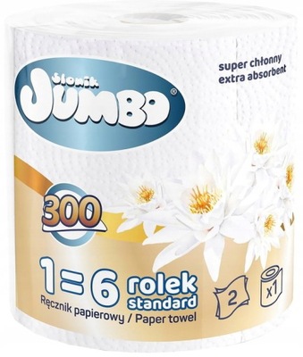 Ręcznik papierowy z celulozy słonik jumbo maxi 300 listków