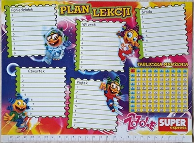 PLAN LEKCJI ZOZOLE + KALENDARZ 2012/13r.