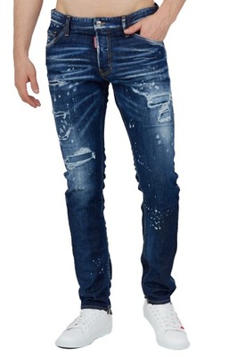 DSQUARED2 Granatowe jeansy męskie COOL GUY JEAN 50