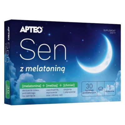 SEN Z MELATONINĄ APTEO 30 TABLETEK