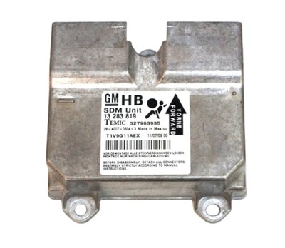 Модуль датчик подушка безопасности opel оригинальный номер 13283819 фото №1