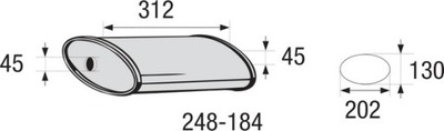 BOSAL 248-184 SILENCIADOR SRODKOWY, UNIVERSAL  