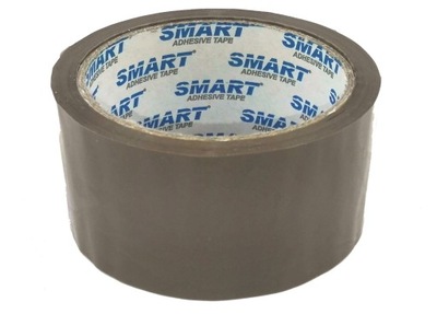 Taśma pakowa klejąca SMART akryl 48/66 brąz 6szt.