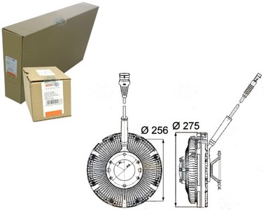 Behr hella вязкостная муфта сцепление вязкостная 1737460 17 фото №1