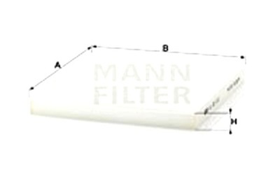 MANN-FILTER ФИЛЬТР САЛОНА ISUZU D-MAX I 2.5D 3.0D 05.02-06.12