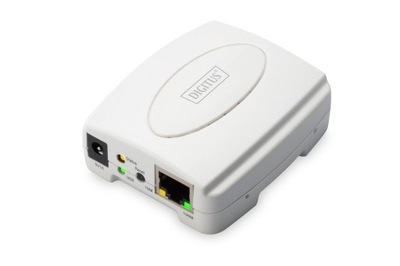 DIGITUS SERWER WYDRUKU LAN 1XUSB 2.0 1XRJ45 FAST ETHERNET 10/100MBPS