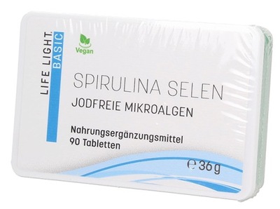 SPIRULINA SELEN JODFREIE WOLNA OD JODU MIKROALGA