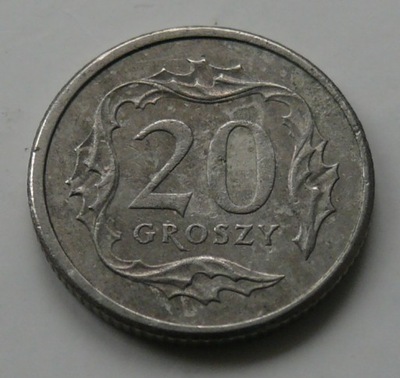 POLSKA - 20 gr 2002 - obiegowa - niski nakład (1)