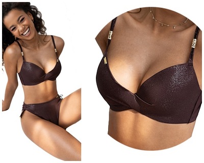 65D KrisLine Korfu chocolate brassiereroma biusto