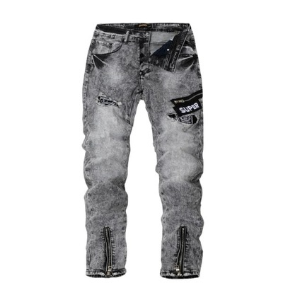 JEANSY MĘSKIE SLIM FIT zwężane jeans 30
