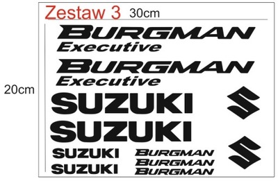 PEGATINAS SUZUKI BURGMAN 125 250 400 650 ABS  