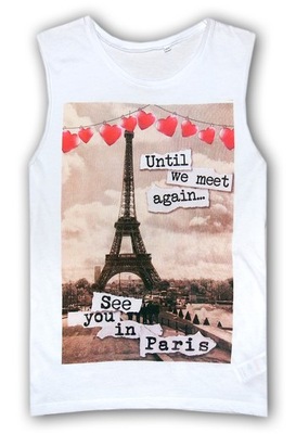 NEW LOOK * super KOSZULKA print PARIS *** 164