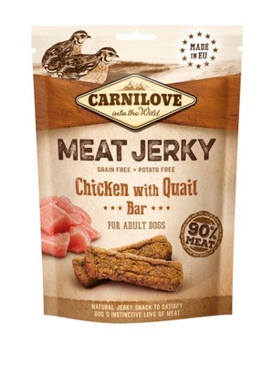 Carnilove | Meat Jerky | Kurczak z przepiórką 100g