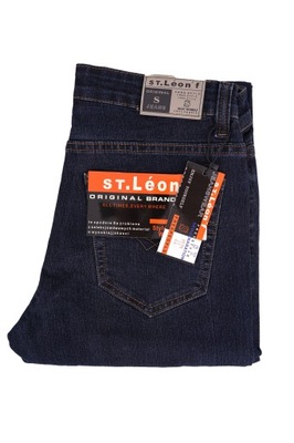 SPODNIE JEANS ST LEON GRANAT QC22 W37 L32 96-102