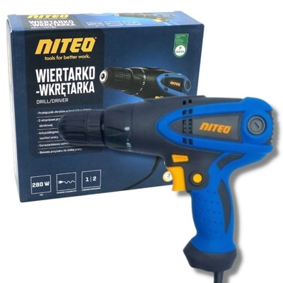 WIERTARKO-WKRĘTARKA 280W NITEO TOOLS WIERTARKA SIECIOWA