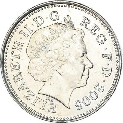 Moneta, Wielka Brytania, 10 Pence, 2005