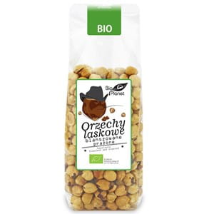 ORZECHY LASKOWE PRAŻONE BLANSZOWANE BIO 350 g - BI