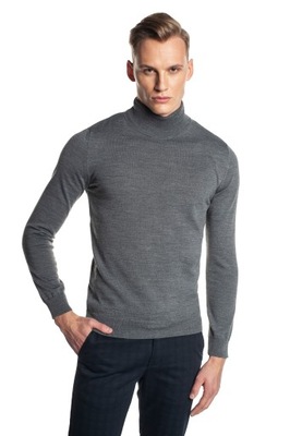 Sweter golf szary Recman L