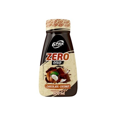 6PAK SYRUP ZERO 500ml Chocolate Coconut
