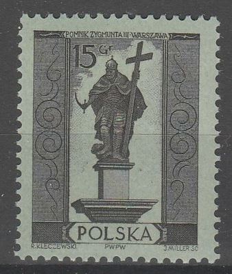 Fi 763** Pomniki Warszawy - Zygmunt III Waza