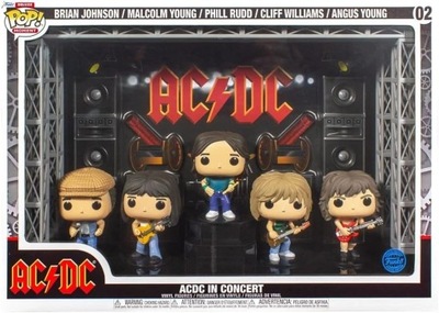 Funko POP! AC/DC koncert opakowanie 5 figurek USZKODZONE