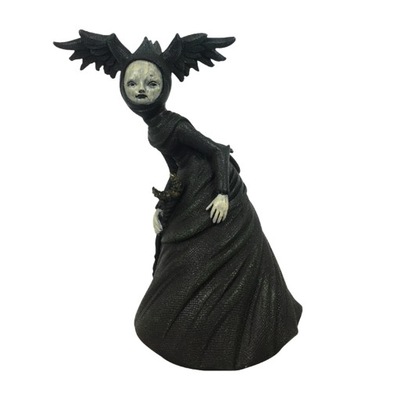 Halloweenowa figurka czarownicy Statua Garden Horr