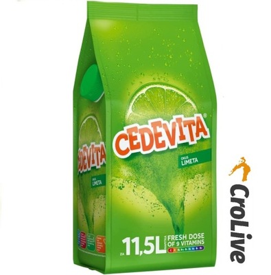 Cedevita vitaminital lime ízesítéssel.