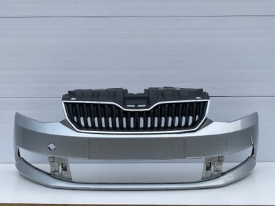 Skoda fabia iii бампер перед 2014-2018 фото №1