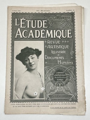 L'Etude Academique - Erotyka - Akt - 1905r. nr 32