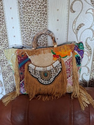 Alex Max torba boho z frędzlami cudo