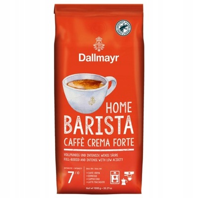 Kawa ziarnista Dallmayr Home Barista Caffe Crema Forte 1kg 1000 g