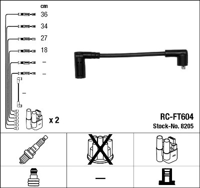 RC-FT604 8205 NGK 