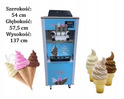 MASZYNA DO LODÓW WŁOSKICH KRĘCONYCH 1800W