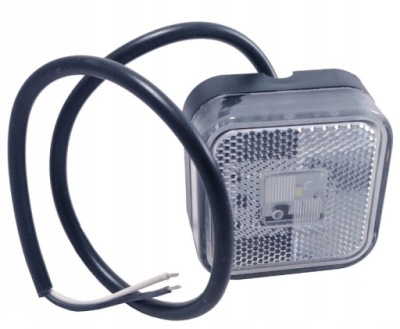 Man daf scania volvo фара лампа габаритная белый led 12v 24v łódź фото №1