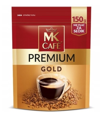 MK Cafe GOLD Delikatna Kawa rozpuszczalna 150g TB