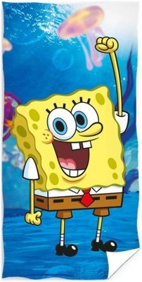 Ręcznik plażowy dla dzieci wesoły SpongeBob