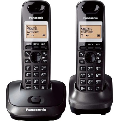 TELEFON DECT PANASONIC KX-TG 2512 2511 2 SŁUCHAWKI