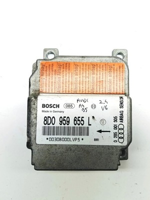 Модуль датчик подушек воздушных подушка безопасности audi a4 b5 8d0959655l фото №1