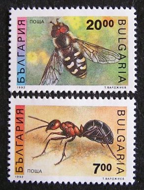 Bułgaria - Mi 3998/99 - Mrówka i mucha