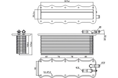 NISSENS ІНТЕРКУЛЕР РАДІАТОР ПОВІТРЯ DOLOTOWEGO AUDI A1 A3 A4 B9