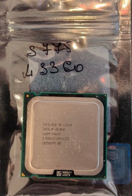 Intel Xeon L3360 12M Cache 2.83 GHz 65W LGA775 1333 MHz