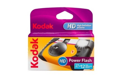 Kodak HD Power Flash Aparat Jednorazowy 800 ISO 39 Zdjęć Silna Lampa Błysk