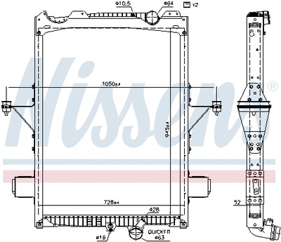 ROMIX AUŠINTUVAS VARIKLIO NISSENS NIS 65624 