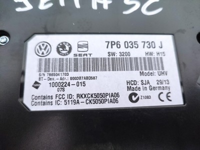 Vw jetta 5c модуль bluetooth 7p6035730j фото №1