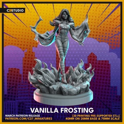 Vanila Frosting matched to Marvel Crisis Protocol