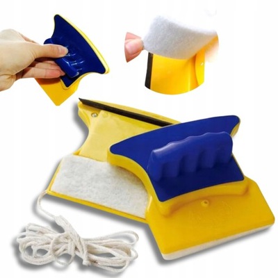 MYJKA DO MYCIA OKIEN SZYB DWUSTRONNA MAGNETYCZNA Z LINA