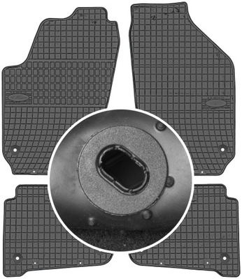 VW POLO IV 2001-2009 ALFOMBRILLAS CON SUJECIONES  